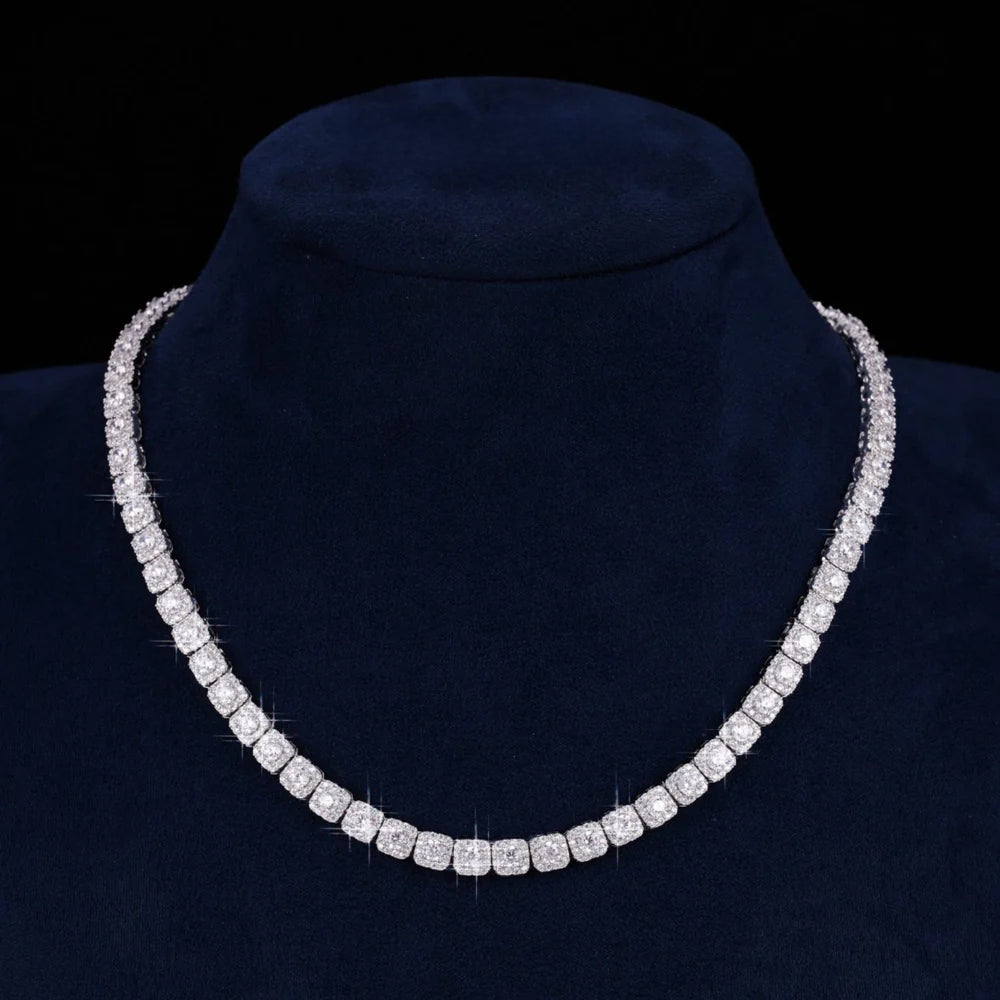 10mm Clustered Tennis Chain